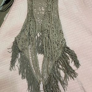 70s fringe vest. Tan color, worn twice- no damage